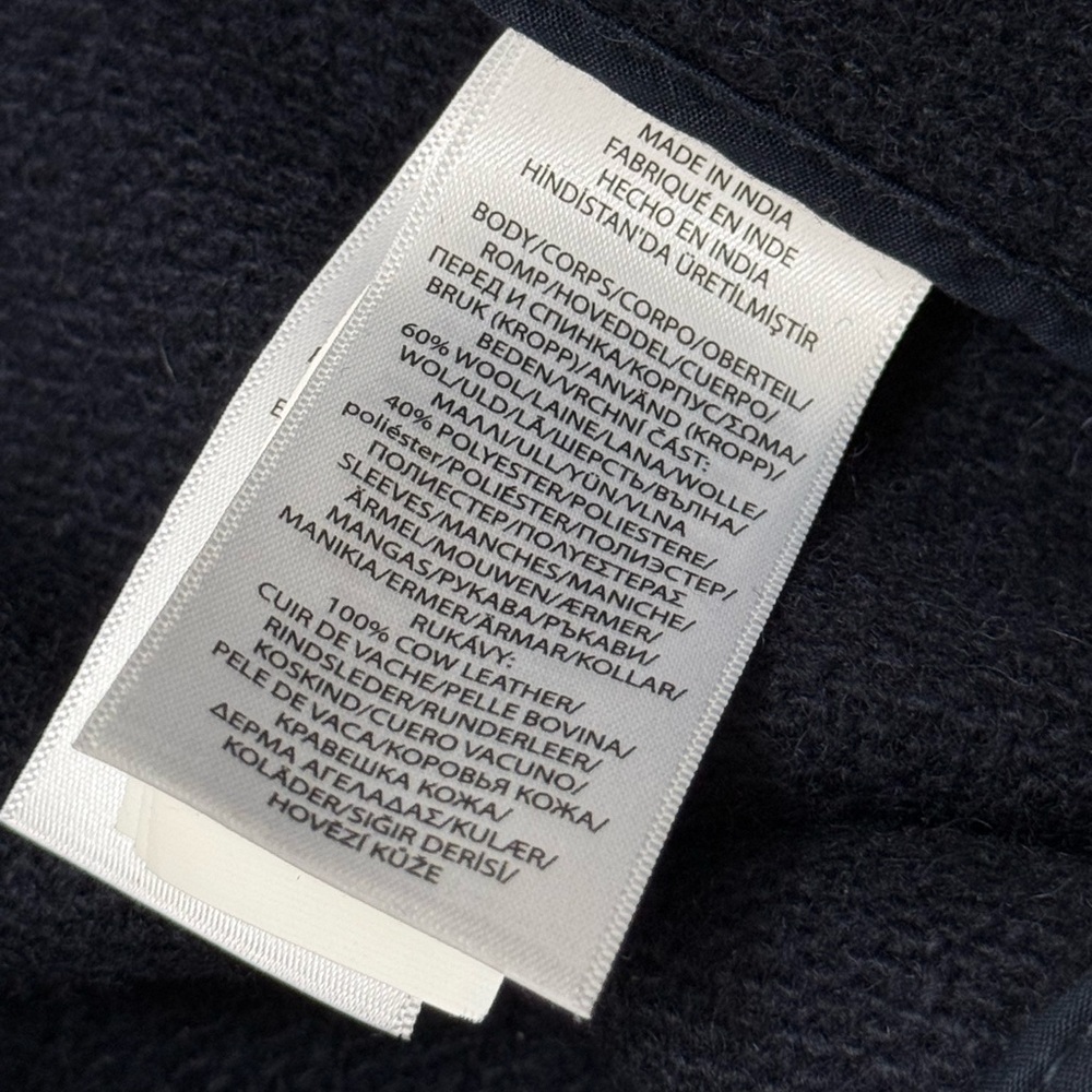 Ralph Lauren paratrooper varsity jacket 5th falcons 067 usrl leather wool - Picture 12 of 13